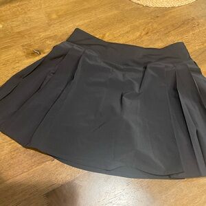Lululemon High Rise Black Pleated Skirt Skort 4